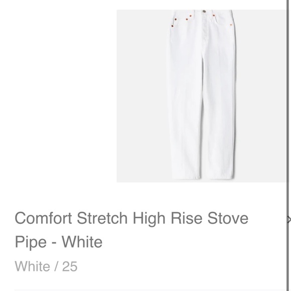 Re done 99% new white Jeans - Picture 2 of 3
